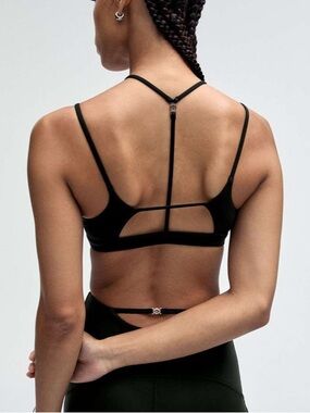Lululemon SmoothCover Strappy Bra, A/B Cup Black